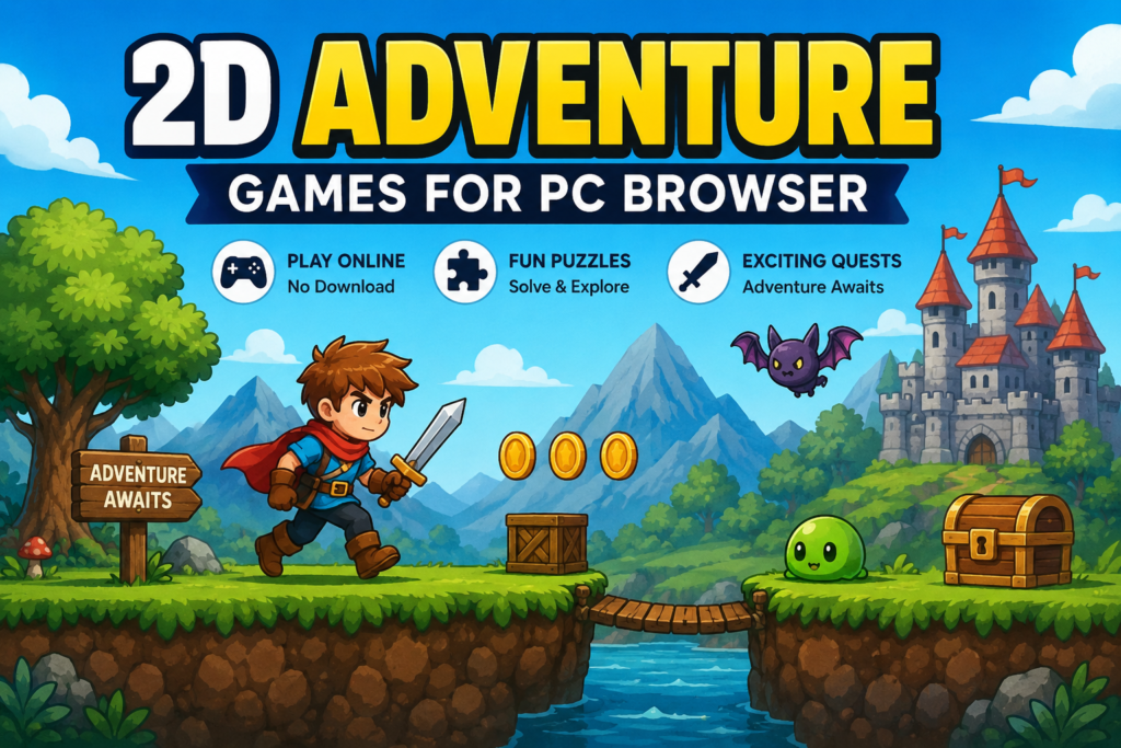 2D Adventure Games for PC Browser