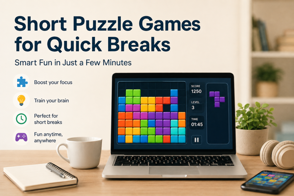 Short Puzzle Games for Quick Breaks